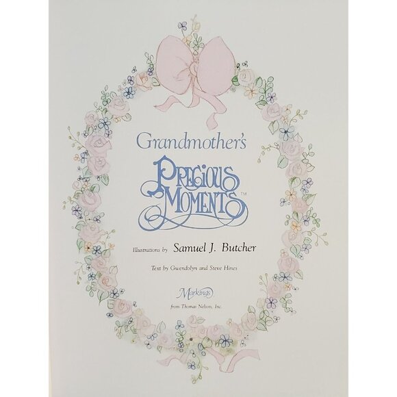 Precious Moments Grandmothers Memories For My Grand Children's Keepsake Book g3 - Picture 2 of 6